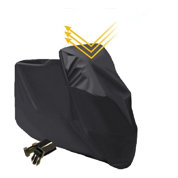Capa Para Moto Forrada Impermeável Térmica Sol Chuva Lom