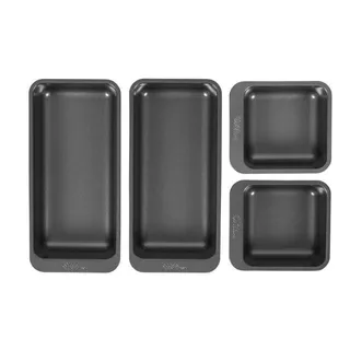 Set De 4 Moldes Cuadrados Y Rectangulares Chicos Wilton