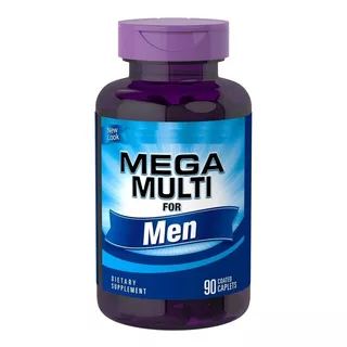 Mega Multivitaminico Hombre Vitaminas Esenciales 90 Tablets