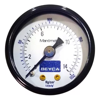 Manómetro 0-14 Kg/cm2 Beyca Mm40-35 (40mm)