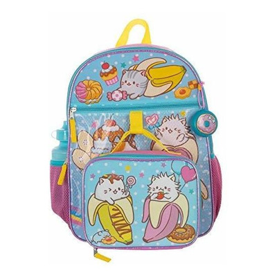 Bananya Backpack 5-piece School Supplies Set