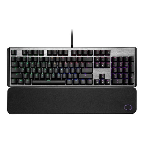 Teclado Mecanico Gamer Rgb Cooler Master Ck550 V2 Red Switch Idioma Inglés Us Color Del Teclado Gunmetal Black