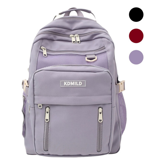 Mochila Escolar Viaje Bolsa De Negocios Antirrobo, Resistente Al Agua Para Portátil De 15.6 Inch Pulgadas Y Portátil,negro,borgoña,morado