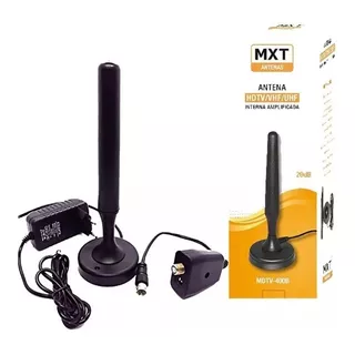 Antena Tv Amplificada 25db Mxt Mdtv 400b Digital Hd Uhf