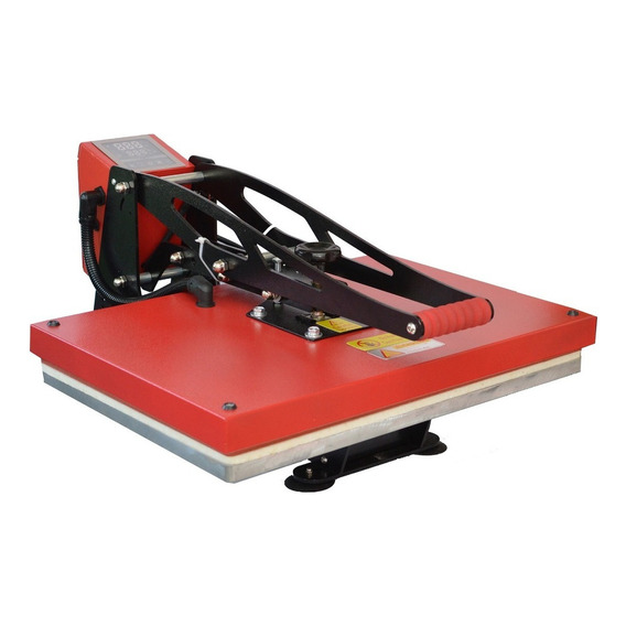 Plancha sublimadora manual TLP 40x60 roja y negra 110V