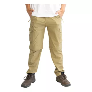 Pantalon Cargo Ripstop Desmontable Trekking No Pampero