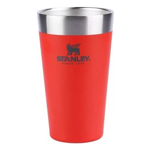 Vaso Termico Stanley 02282 Acero Inoxidable Sin Tapa 473 Ml Color Flame Stacking Tumbler
