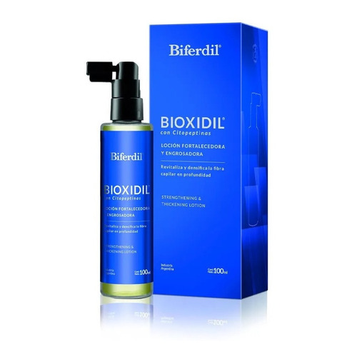 Loción Tratamiento Caída Del Cabello Biferdil Con Bioxidil