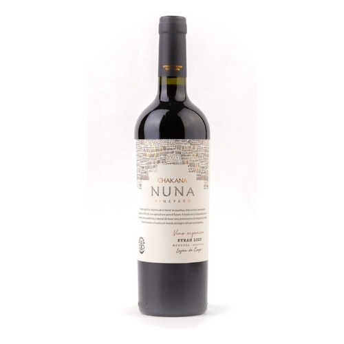 Vino Chakana Nuna Estate Malbec Orgánico Biodinámico 