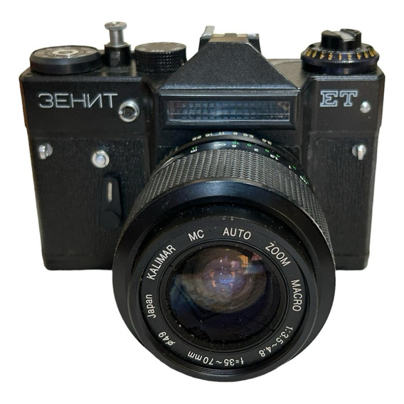 Camara Fotografica Rusa Zenit Et Analoga Funcionando 