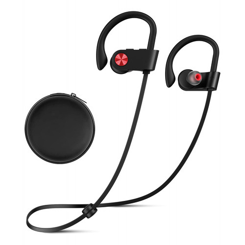 Producto Generico - Vrifoz Auriculares Bluetooth, Ipx7 Impe. Color Rojo/Negro