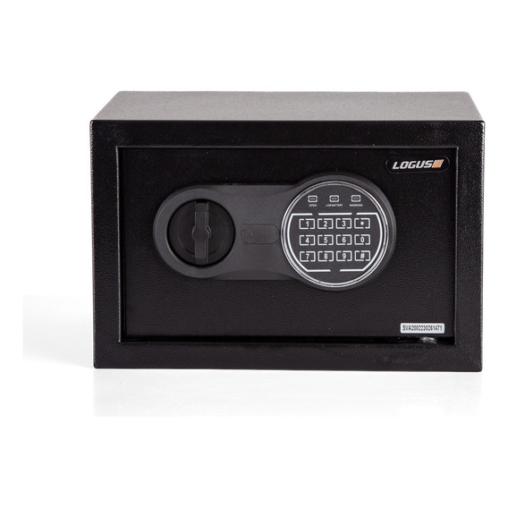 Caja Fuerte Seguridad Digital Logus 31x20x20cm + 4 Pilas Color Negro