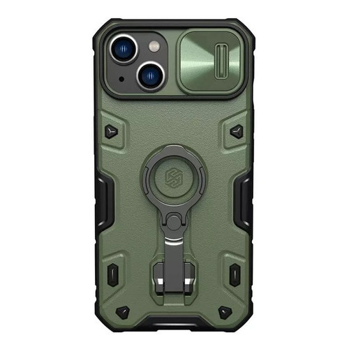 Carcasa Nillkin Camshield Armor Para iPhone 14 /14 Pro/max Color Verde