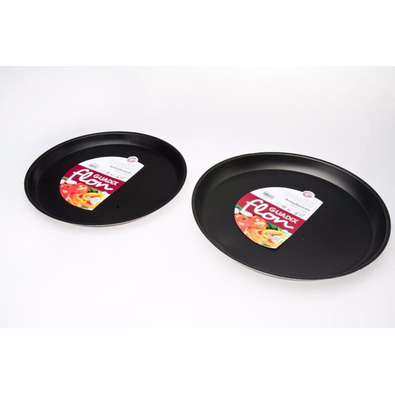 Pizzera Teflon Guadix 35cm Antiadherente Molde Pizza Set X 2