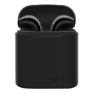 Audífonos In-ear Inalámbricos I7s Tws Negro Con Luz Led