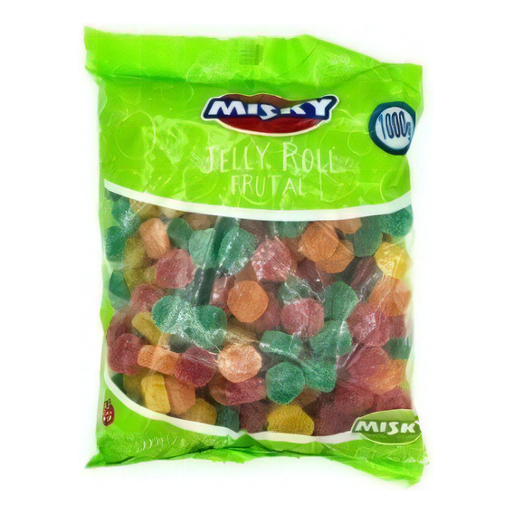 Misky Gomitas Jelly Roll Surtido Frutal Paquete De 1 K