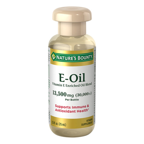 Suplemento en aceite Nature's Bounty  E-Oil vitamina e sabor original en pote de 75mL