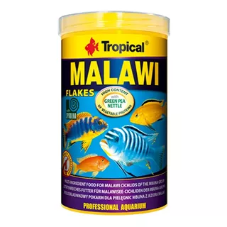 Ração Tropical Malawi Flakes - 50g Ciclideos Africanos