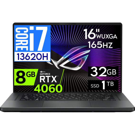 Asus Rog Zephyrus G16 Core I7 13620h Ssd 1t 32gb Rtx4060 16'