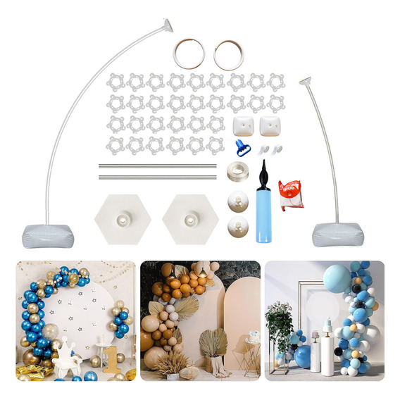 Nuevo Soporte De Arco De Globo Ajustable Con Base