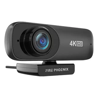 Câmera Webcam 4k Full Hd Microfone Embutido Usb Streamer Auto Foco Para Pc 1080p Luuk Young Bk-c60 Cor Preto