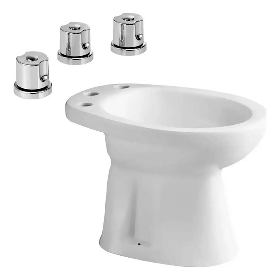 Combo Bidet Ferrum Andina Y Griferia De Bidet Malba Peirano