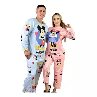 Pijamas Duo Para  Parejas De Novios Hobre Y Mujer Tendencia