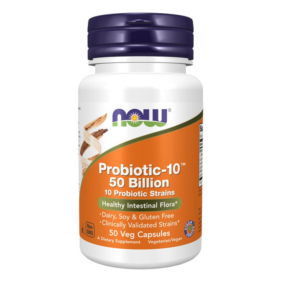 Probiotic-10 50 Billion 50 Caps - Now Foods