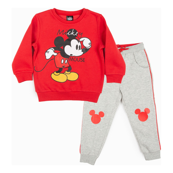 Buzo Niño Mickey Rojo Disney