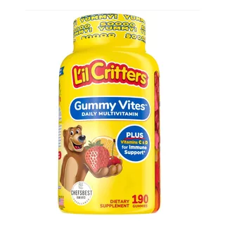 Lil Critters Suplemento Gomitas Immune C, Zinc, D3 -190 Uni