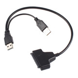 Cable Adaptador Disco Duro 2.5 Sata A Usb 2.0 7 + 15 Pin