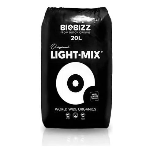 Biobizz Sustrato Light Mix 20 Litros Valhalla Grow Shop