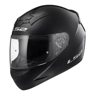 Casco Para Moto Integral Ls2 Rookie Ff352  Gloss Black Solid Talle Xl 