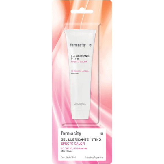 Gel Lubricante Íntimo Farmacity Efecto Calor X 30 Ml