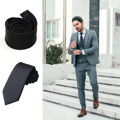 corbatas para hombre negra clasicas regalo para hombres elegante moderna