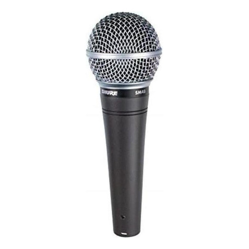 Micrófono Dinámico Vocal Shure, Cardioide, Gris Color Negro