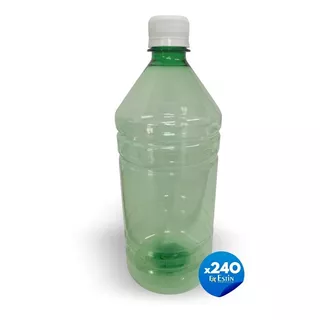 Envases Plasticos 1 Litro Pet  Verde X 240 Un