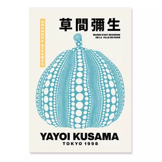 Lámina Poster Arte Yayoi Kusama 20x30