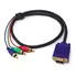 Cable Vga X3 Rca Mb Tech Mb 71023 con monitor de PC de 2 metros