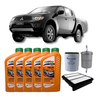 Kit Óleo 5w30 Para Mitsubishi L200 Triton Flex 2010 Até 2015