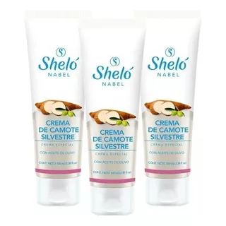  Pack 3 Crema De Camote Silvestre Shelo Nabel 100g C/u