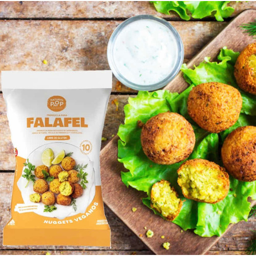 Premezcla Para Preparar Falafel Natural Pop X200 Gr Sin Tacc