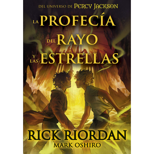 LA PROFECIA DEL RAYO Y LAS ESTRELLAS, de Rick Riordan. Editorial Montena, tapa blanda en español, 2023