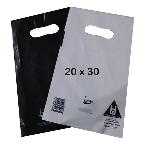 Bolsas Tienda Boutique Reutilizable 20x30 Cms - Pack X 100