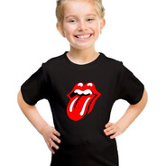 Remera Niños Rolling Stones Rock Música Algodón Premium