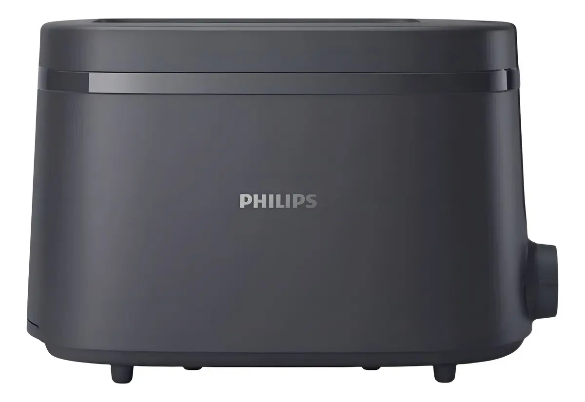 Philips Tostadora Electrica De Pan 650w 2 Panes 6 Ajustes Color Negro HD251090