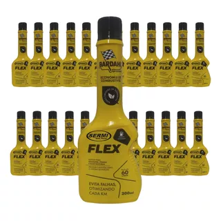 Kit 24 Aditivo Flex Combustivel Bardahl Limpa Bico Motor