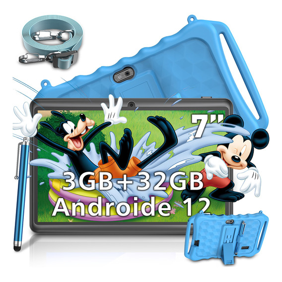 Tablet Con Funda Xgody Smart 7kids 32gb Azul 3gb Memoria Ram