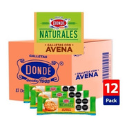 Avena Manzana Con Canela Caja 12/72g - Galletas Dondé