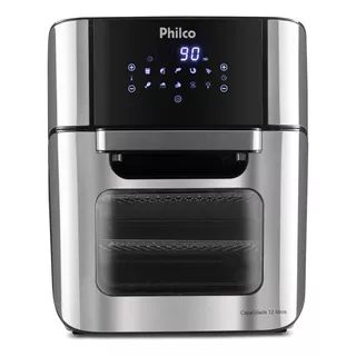 Fritadeira Air Fryer Oven Philco Pfr2200 4 Em 1 12l 1800w Cor Preta 220v